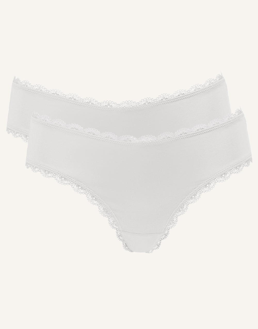 Panty-Set 2x "Basic" ivory
