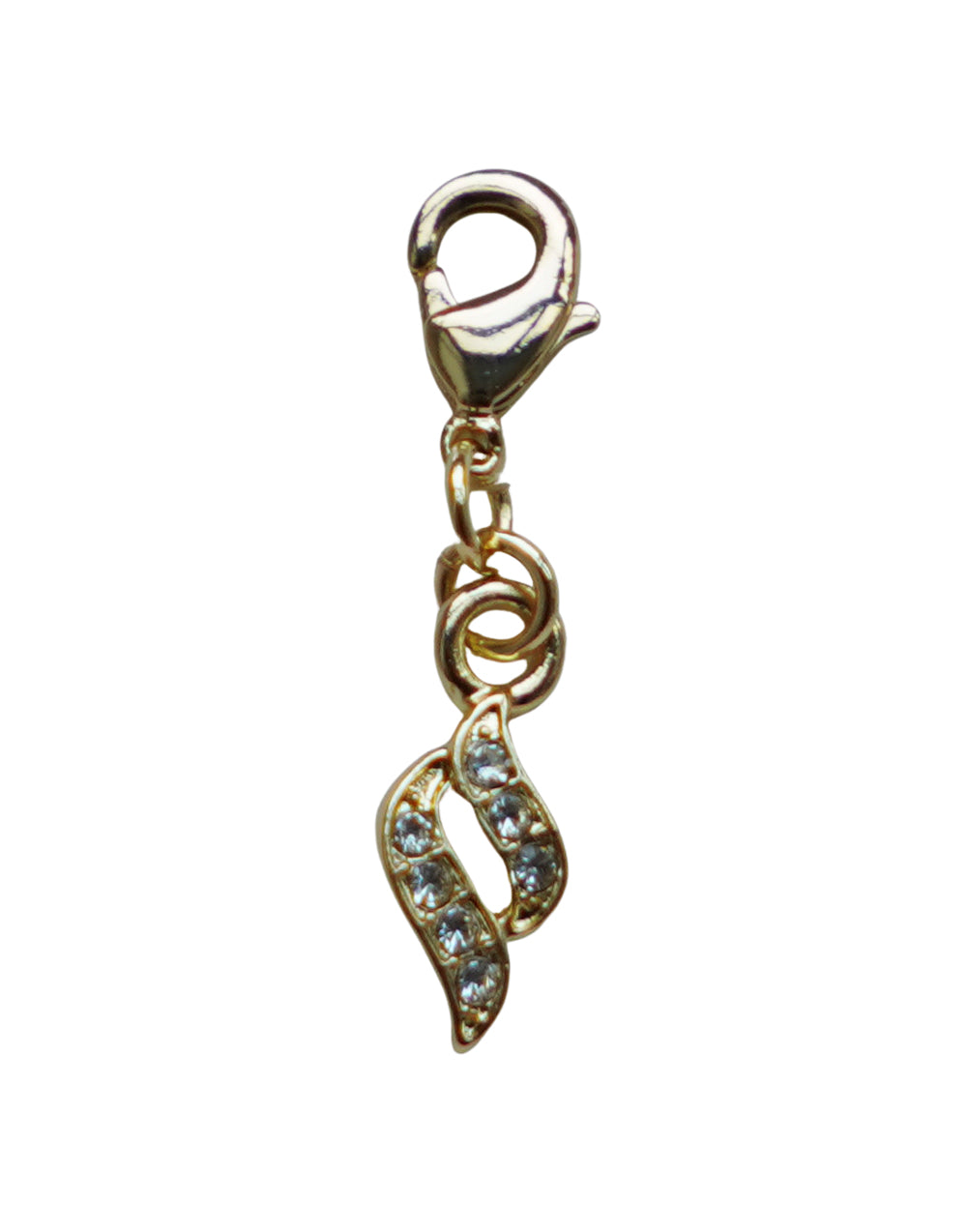 Bra Charm "Crystal Swirl"