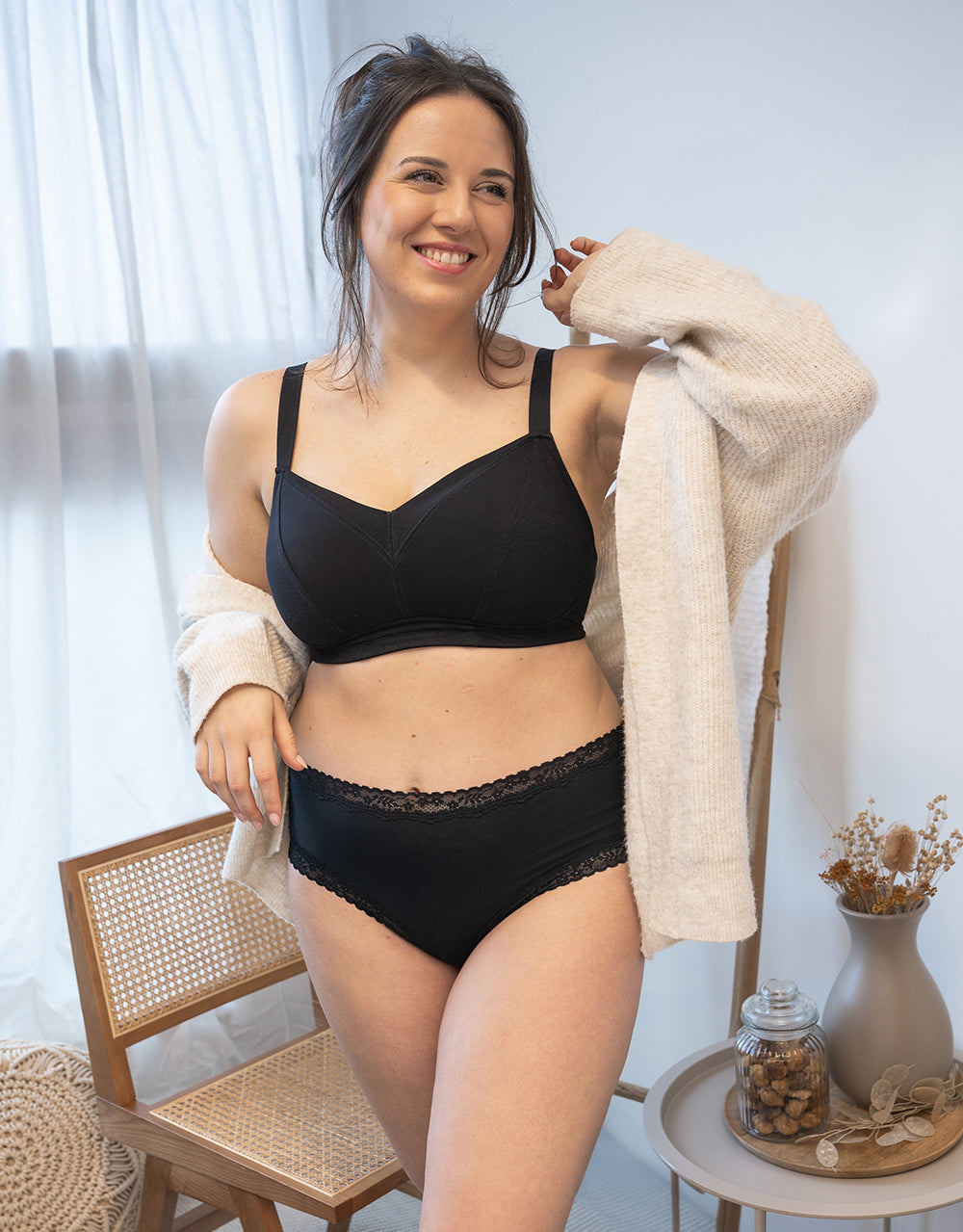 Bralette "Cozyma" black