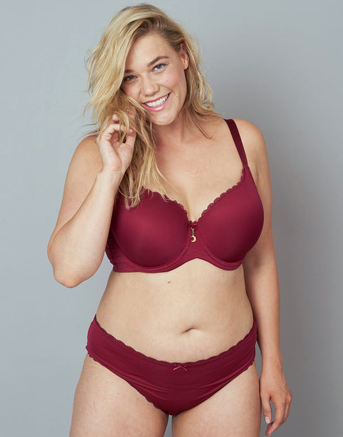 Panty "Pure Basic" bordeaux