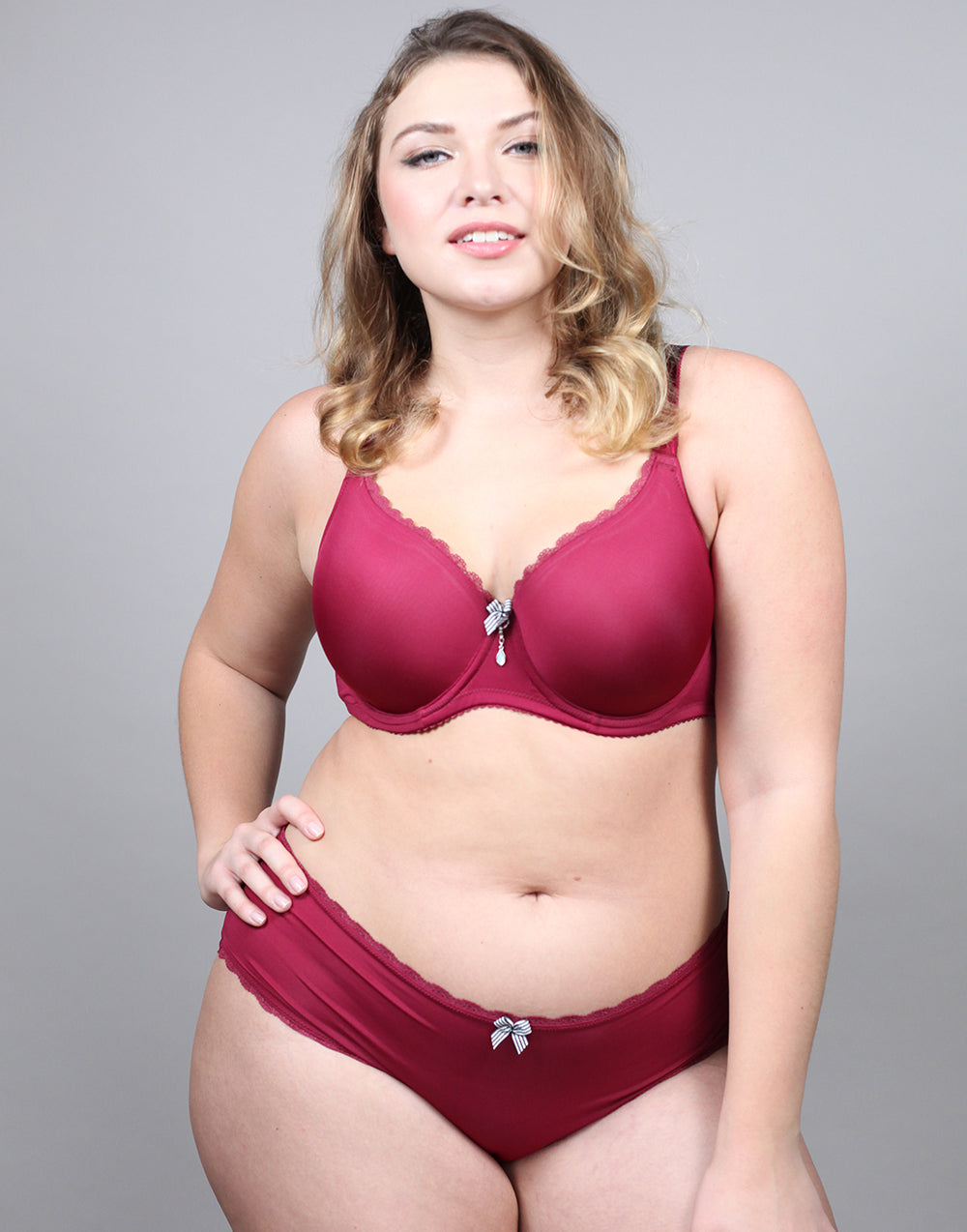 Panty "Pure" bordeaux