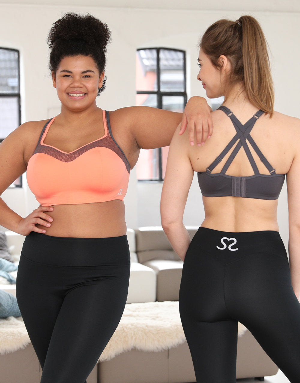 Sport-BH "Motion" coral/grey