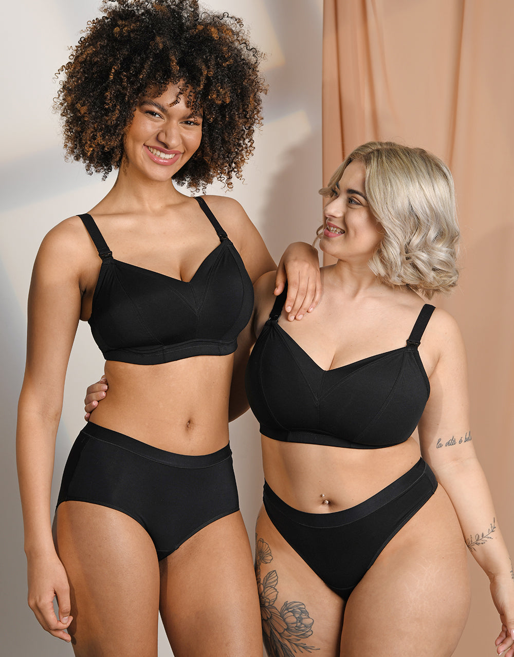 Still-Bralette "Cozymama" black