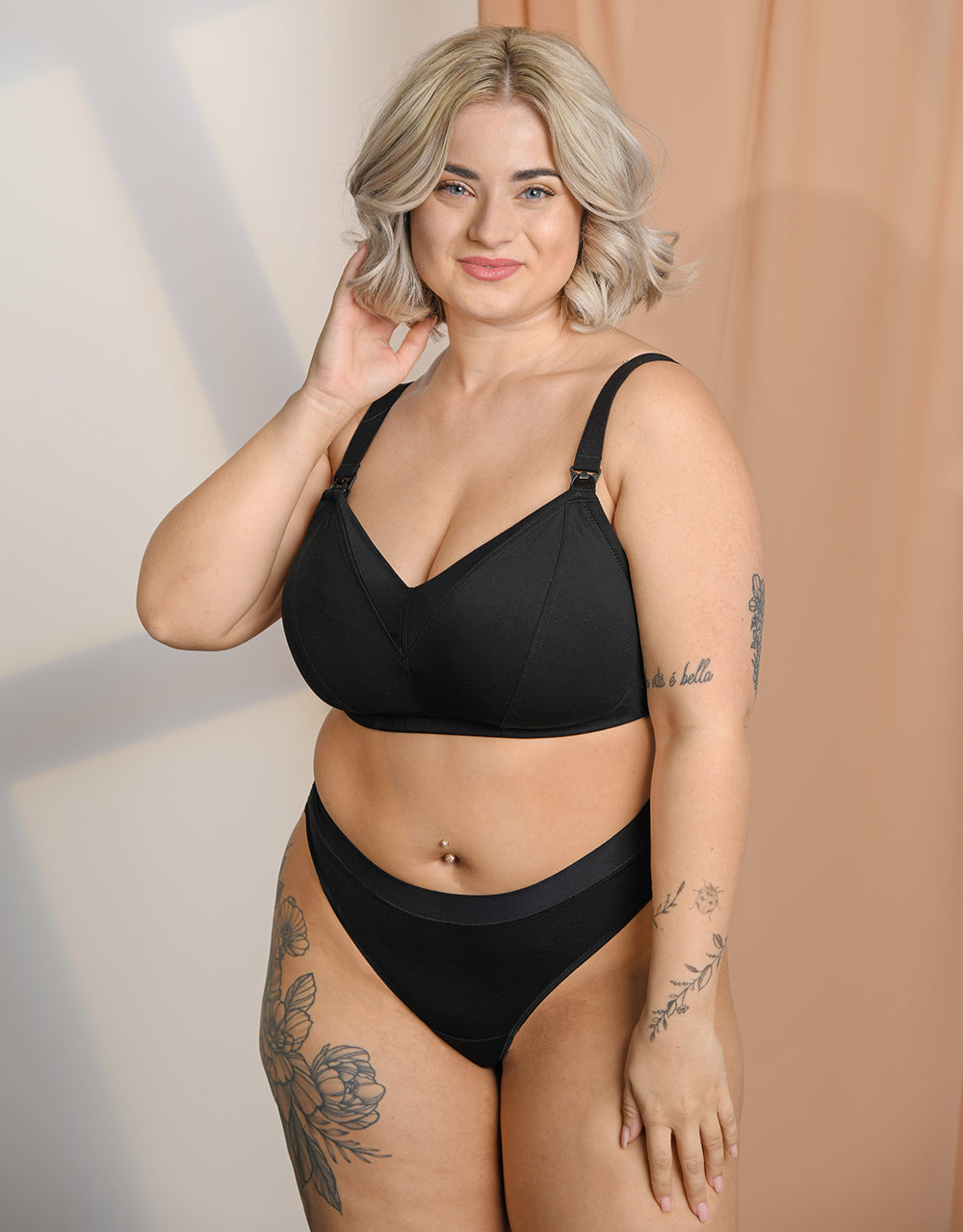 Still-Bralette "Cozymama" black