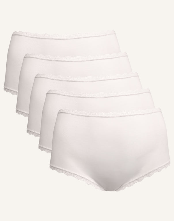 High-Panty-Set 5x "Basic" powder