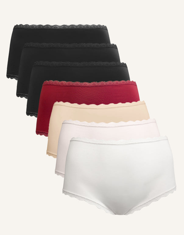 High-Panty-Set 7x Basic Everyday
