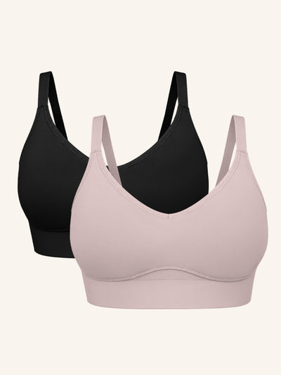 Bustier-Set 2x Freeda Bamboo Black/Taupe