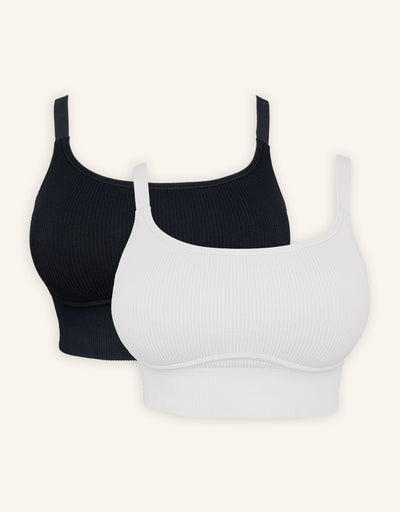 Bustier-Set 2x Freeda Black/Ivory