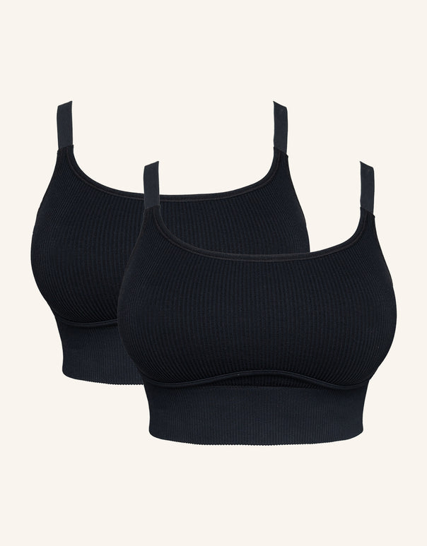 Bustier-Set 2x "Freeda" black