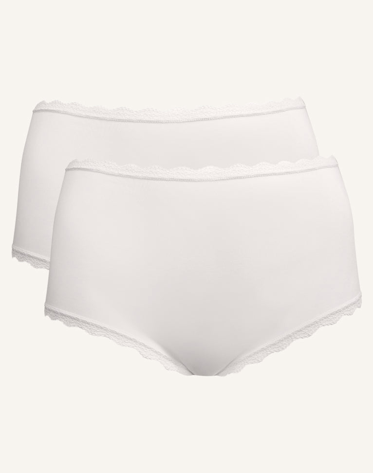 High-Panty-Set 2x "Basic" powder