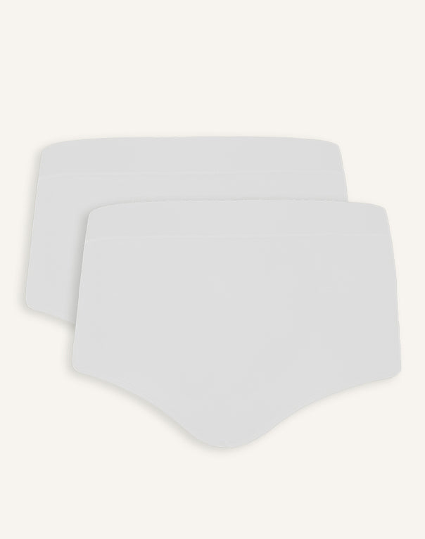 High-Waist-Panty-Set 2x "Cozy Basic" ivory