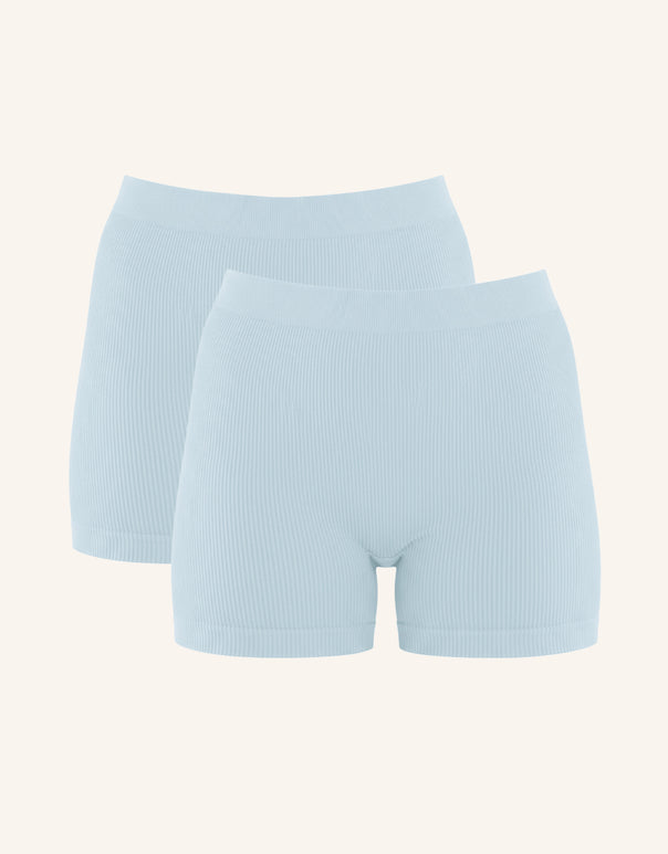 High-Waist-Shorts-Set 2x Freeda Iceblue