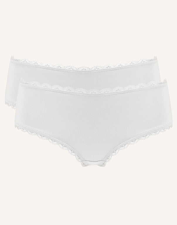 Panty-Set 2x "Basic" ivory