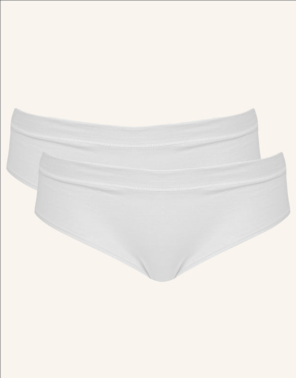 Panty-Set 2x "Cotton Basic" ivory