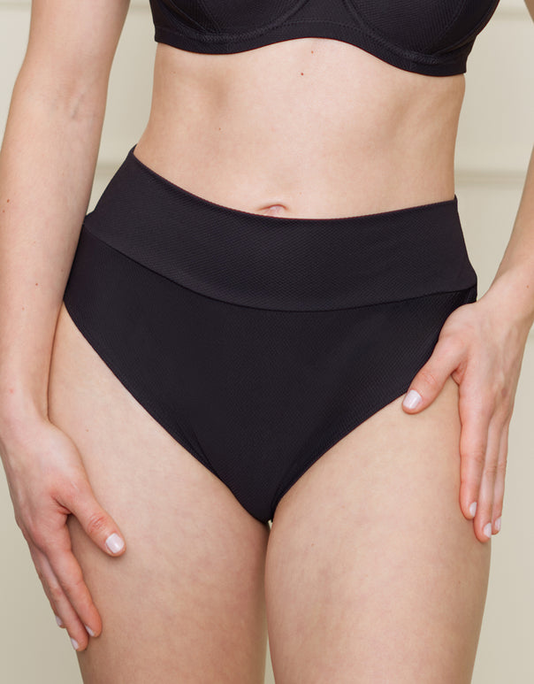 Bikini-High-Waist-Brazilian "Porto" black