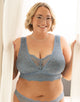 Bralette "Eliana" blue-grey