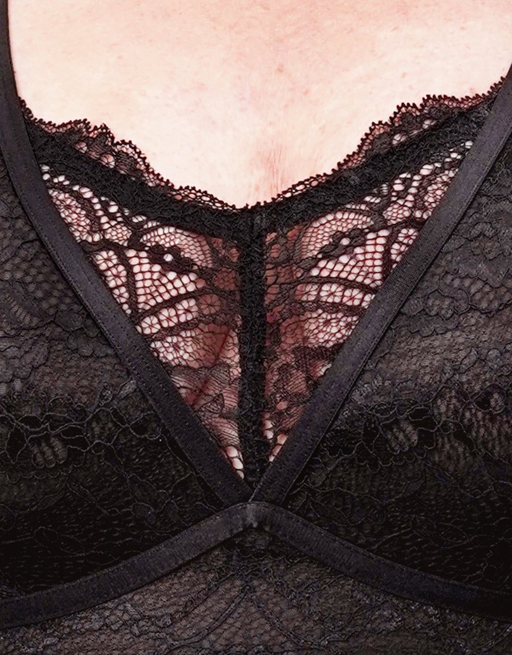 Bralette "Eliana Satin" black