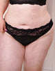Brazilian-Slip "Eliana Satin" black