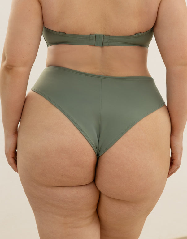 Bikini-Brazilian-Slip Monaco Khaki