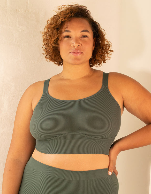 Bustier "Freeda" olive