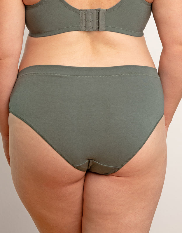 Panty "Cotton Basic" olive