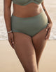 Fold-Over-Bikini-High-Panty "Monaco" khaki