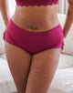 High-Panty "Basic" bordeaux