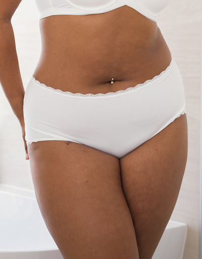 High-Panty "Basic" ivory