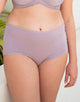 High-Panty "Basic" violet-grey