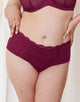 High-Panty "Clara" bordeaux