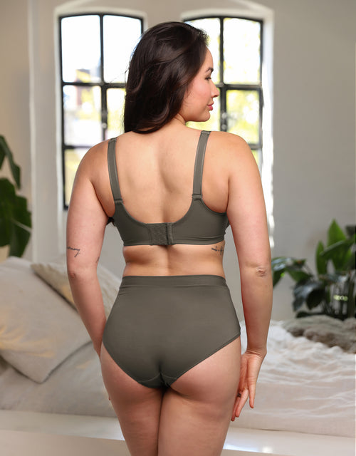 High Panty Cozy Basic Olive