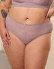 High-Panty "Lace Basic" violetgrey