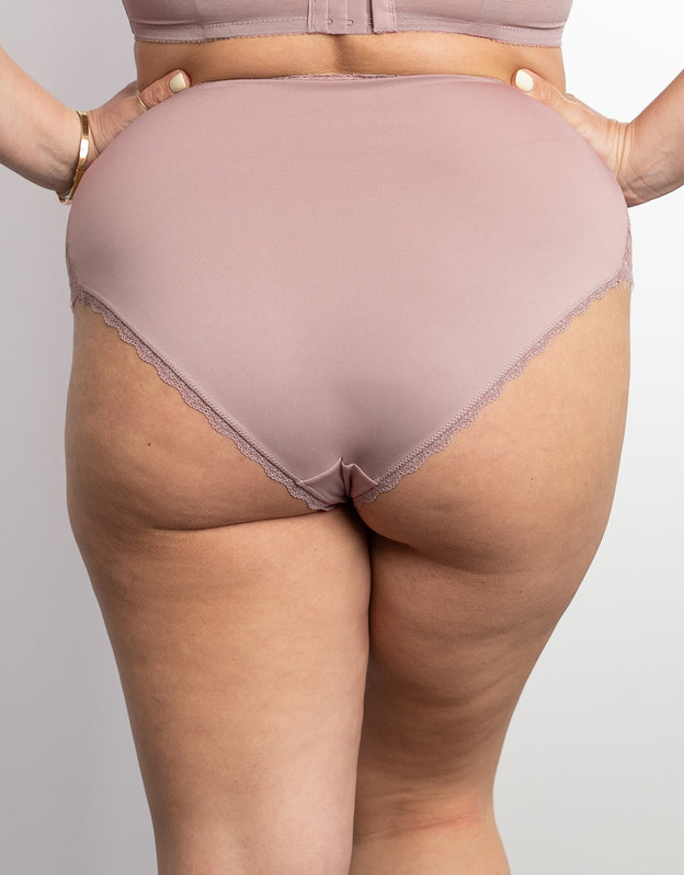 High-Panty "Pure Luxe" taupe