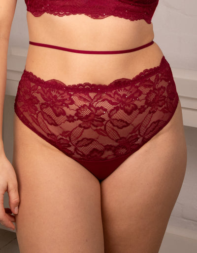 High-String Glam Bordeaux