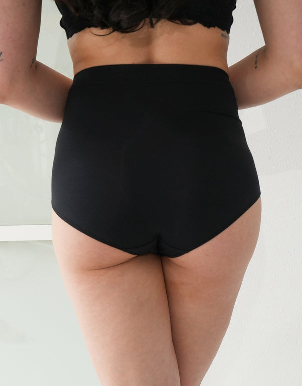 High-Waist-Panty Cozy Basic Black
