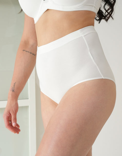 High-Waist-Panty "Cozy Basic" ivory