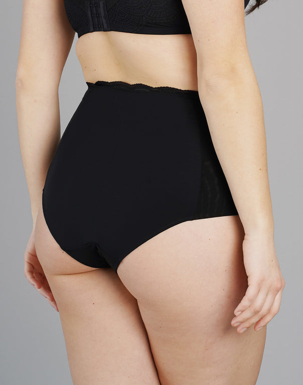 High-Waist-Panty "Clara" black