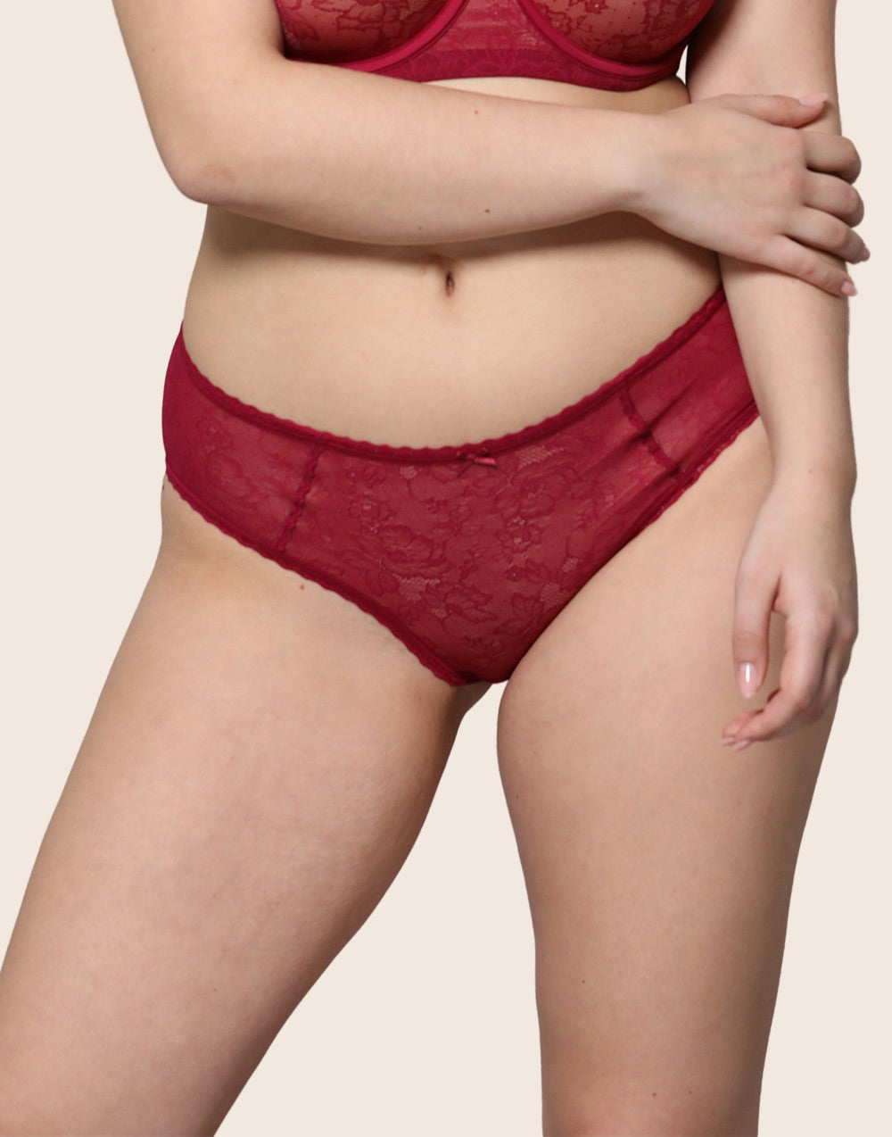 Panty "Evita" berry