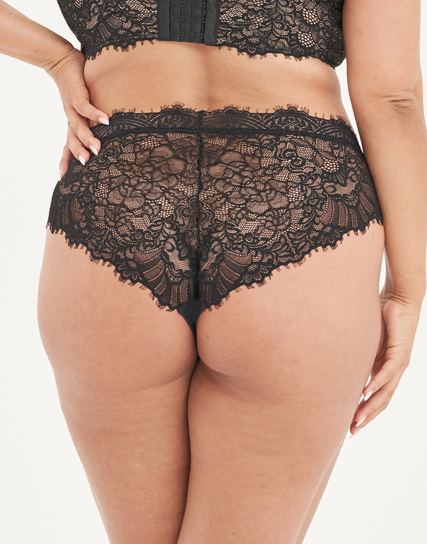 Panty "Sophia" black/beige
