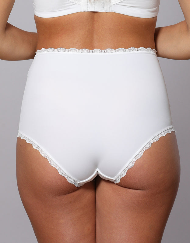 High-Waist-Panty "Pure Basic" ivory