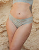 Brazilian-Slip "Eliana Satin" sagegrey